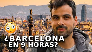 ¿Se puede conocer BARCELONA en SOLO 9 HORAS Los LUGARES QUE DEBES VER en la ciudad condal [upl. by Arannahs]