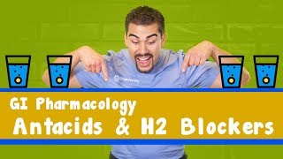 GI pharmacology Antacids amp H2 blockers [upl. by Ormond708]