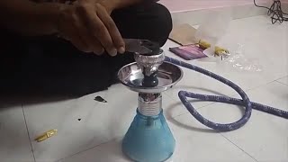 How to setup Hookah at home  Beginners Guide  Tutorial  Smoke dense at home [upl. by Tadeo]