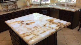 Backlit  Underlit Countertop Installation [upl. by Heimlich]