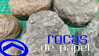 Como hacer Rocas con Papel [upl. by Osman]