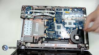 Packard Bell EasyNote TM85  Disassembly and cleaning [upl. by Adrienne514]