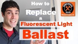 How to Replace a Fluorescent Light Ballast [upl. by Erastes]