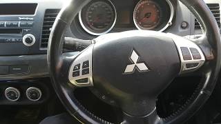 Mitsubishi Lancer 20072017 service light reset [upl. by Eugaet]