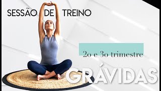 Treino para Grávidas  2° e 3° Trimestres [upl. by Dj]