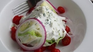 Blue Cheese Dressing  How to Make the Best Creamy Blue Cheese Dressing [upl. by Pollock]