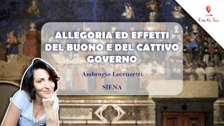 Allegoria ed Effetti del Buono e del Cattivo Governo  Ambrogio Lorenzetti [upl. by Shir385]