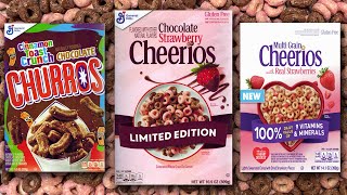 2021 New General Mills Cereals [upl. by Ahseinek187]