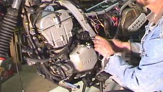 How to remove starter motor motorcycle [upl. by Ottilie]