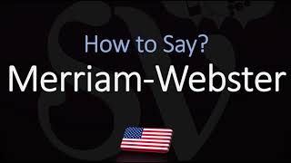 How to Pronounce Merriam Webster CORRECTLY [upl. by Selrac]