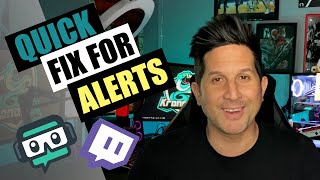 Streamlabs OBS Alerts not working while live on Twitch  StepbyStep guide on how to fix them [upl. by Wardieu]