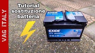 Tutorial sostituzione batteria VW Audi Seat Skoda [upl. by Sremlahc376]