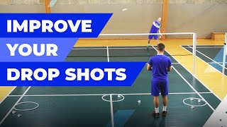 Badminton drop variations  5 exercises [upl. by Erdrich]