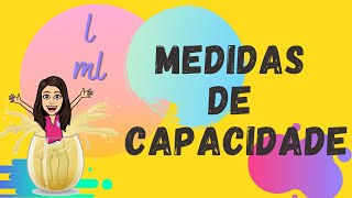 MEDIDAS DE CAPACIDADE LITROS MILILITROS [upl. by Karlik]