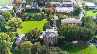 Drone video of Linfields McMinnville campus by season [upl. by Urania225]