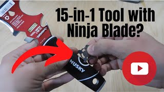 HUSKY 15in1 Painters Tool  Review  BEST TOOL EVER Ninja Blade Inside [upl. by Nilra]