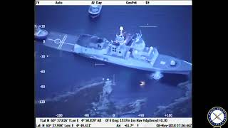 Norwegian Frigate Collides with Oil Tanker [upl. by Naired]