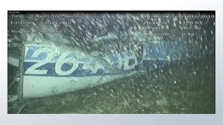 Emiliano Sala underwater plane footage shows body now confirmed as Sala in the wreckage [upl. by Dodd307]