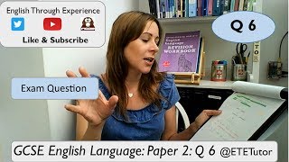 GCSE English Language  Paper 2 Section A Question 6  Edexcel [upl. by Barbra]