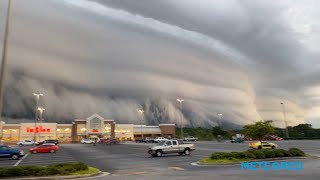 Spectacular shelf cloud in Georgia USA [upl. by Amihsat]