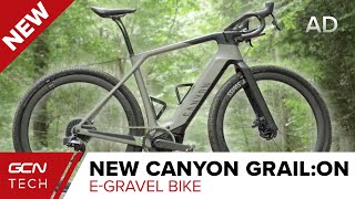 Raw Power The New Canyon GrailON EGravel Bike [upl. by Analed]