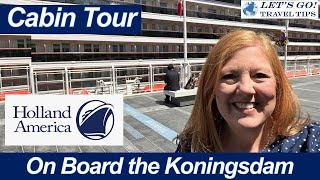 Holland America Cruise Lines Koningsdam Cabins Stateroom Suite Tour Alaska [upl. by Retsila933]