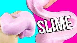 HAZ SLIME ESPONJOSO SIN BORAX  DIY FLUFFY SLIME  Tutoriales Belen [upl. by Euginimod757]