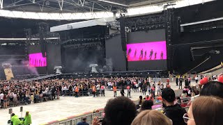 BTS  Intro VCR  Dionysus  Not Today Wembley Stadium 01062019 [upl. by Swetlana458]