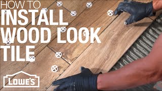 How To Install Wood Look Tile [upl. by Anora397]