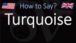 How to Pronounce Turquoise CORRECTLY [upl. by Jerad]