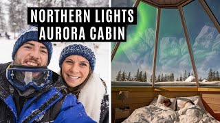 Saariselka Finlands Northern Lights Village  Seeing the Northern Lights in Aurora Cabin [upl. by Schnell]