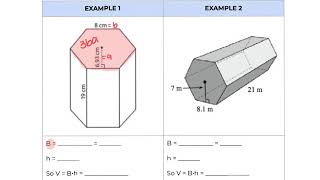 Volume of Hexagonal Prisms [upl. by Sainana]