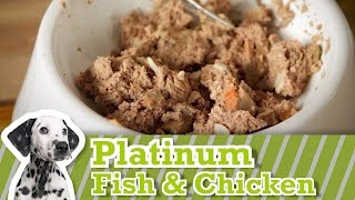 Hundefutter Test  Nassfutter Fish and Chicken von Platinum [upl. by Ostap]