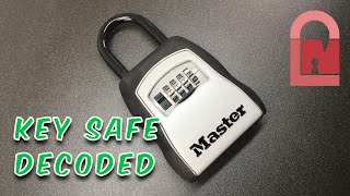 Master Lock 5400EURD Key Safe Decoded [upl. by Noiztneb]