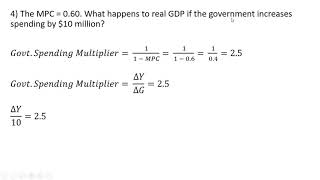 How to Solve Government Spending Multiplier Problems [upl. by Rayshell]