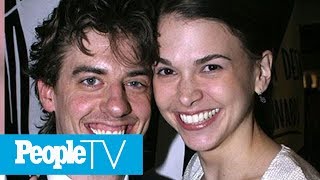 Sutton Foster Talks Working With And Kissing ExHusband Christian Borle On Younger  PeopleTV [upl. by Anawad758]