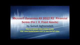 Microsoft Dynamics AX 2012 R2 Finance Series [upl. by Anaillil297]