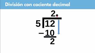 D3 Divisiones con cociente decimal [upl. by Manaker786]