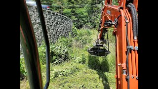 Rut Manufacturing Brush Mower first day [upl. by Mchenry468]