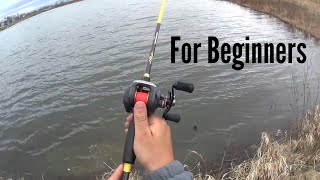 How to cast a baitcaster For Beginners [upl. by Nilad390]