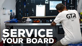 HOW TO SERVICE YOUR EVOLVE SKATEBOARD [upl. by Yahsram]