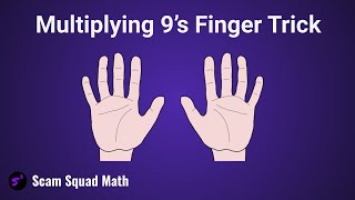 Multiplying 9s Finger Trick [upl. by Itsa132]