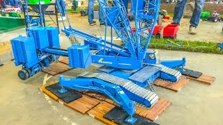 Stunning GIANT RC crane builds a wind power plant [upl. by Randie]