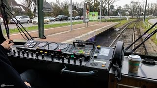 Stadtbahn Düsseldorf Führerstandsmitfahrt Line U78 [upl. by Lugo]