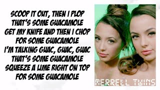 Merrell Twins  GUACAMOLE WAP Parody Cardi B Lyrics [upl. by Janos]