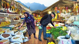 Cooking National Azerbaijani Dishes with Ingredients from the Village Bazaar [upl. by Bonnie850]