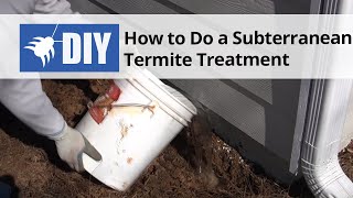 How To Do a Subterranean Termite Treatment [upl. by Yrokcaz]