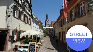 STREET VIEW in Ettlingen in GERMANY [upl. by Kilam146]