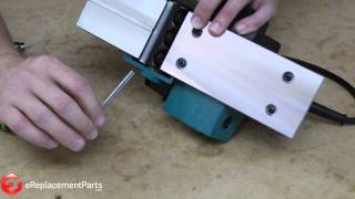 How to Change the Blades on a HandHeld Planer [upl. by Rurik]