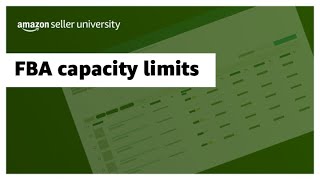 Amazon FBA capacity limits [upl. by Anialahs]